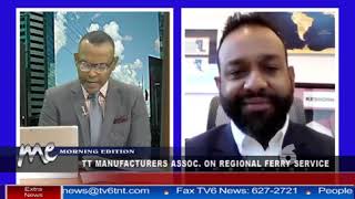 Rudy Rampersad talks Regional Ferry Service  TV6 Morning Edition Feat [upl. by Euqinamod]