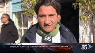 27 Gennaio 2019 Taranto Emissioni sospette i cittadini firmano contro arcelor mittal [upl. by Anagrom]