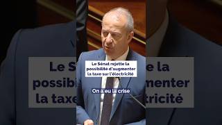 🎥 Le Sénat rejette la possibilité daugmenter la taxe sur lélectricité [upl. by Tatum]