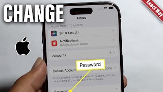 How to Change Password on iPhone 2024 [upl. by Ferrand]