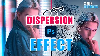 Dispersion effect in photoshop  Photoshop Tutorial iDesign [upl. by Oneil]