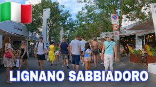 Lignano Sabbiadoro Italy  Summer Walking Tour [upl. by Hurty]