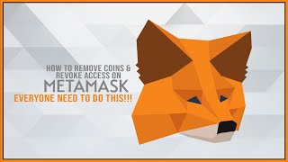 How To Remove Tokens amp Revoke Access On MetaMask Everyone Needs To Check This Today [upl. by Anael]