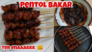 CARA MEMBUAT PENTOL BAKAR DAN BUMBU  MUDAH DAN ENAK [upl. by Rhiamon]