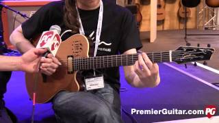 Musikmesse 15  Godin Guitars A6 Ultra Baritone [upl. by Darbie]