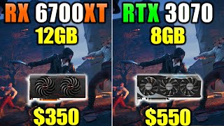 RX 6700 XT vs RTX 3070  1080p and 1440p Gaming Benchmarks [upl. by Lloyd]