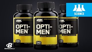 Optimum Nutrition OptiMen Multivitamin  ScienceBased Overview [upl. by Conard887]