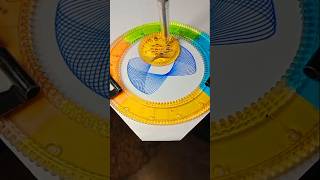 Radial spirograph satisfying spirograph art spirographdrawing 123go shorts [upl. by Valorie]