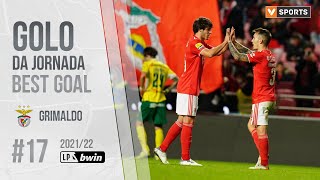 Golo da Jornada Liga 2122 17 Grimaldo Benfica [upl. by Claudius]