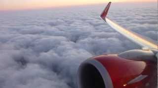 The Magic Of Flight Pt 1  Air Berlin B737800 Departure From PushBack To 10000 Feet [upl. by Anaed]