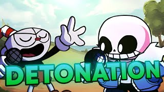 Detonation｜FNF Detonator but Cuphead and Sans Sing it｜Funkin Aside [upl. by Carlotta]