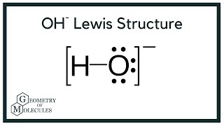 OH Lewis Structure Hydroxide Ion Lewis Dot Structure [upl. by Dulce]