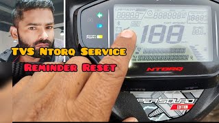 Tvs Ntorq Service Reminder Reset Gautam Automobile [upl. by Fania693]