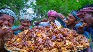 PESHAWARI CHAWAL  Pakistan Special Golden Pulao Recipe Cooking in Indian Village  Mutton Recipes [upl. by Sigsmond]