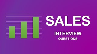 Sales Interview Questions  Common Sales Interview Questions in 3mins [upl. by Portwin]