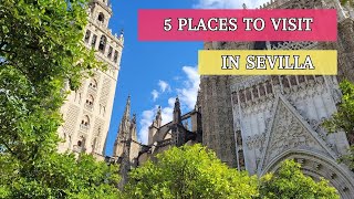 🌍 5 Places to visit in Seville [upl. by Bibeau]