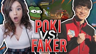 POKI VS FAKER MID LANE [upl. by Odlaumor130]