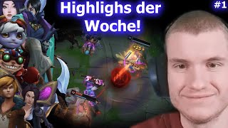 Highlights der Woche 1🤩 ezreal tristana ziggs aphelios jhin kaisa caitlyn [upl. by Emilia]