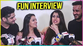 KaranAnkita Anita Hassanandani amp Rohit Reddy FUN MOMENT At Veere Di Wedding Screening [upl. by Aidam]