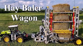 Hay Baler Wagon  Lego Technic [upl. by Eta]