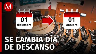 Senado declara el 1 de octubre de cada seis años como día festivo por toma de protesta presidencial [upl. by Buck]