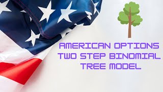 Binomial Tree Option Pricing Part 4 2 Step American Options [upl. by Georglana]