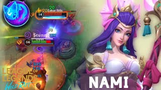 AGGRESSIVE NAMI SUPPORT GAMEPLAY IN SEASON 4 BUILD amp RUNES  WILD RIFT [upl. by Ellevart702]