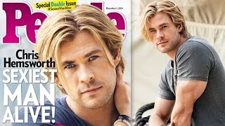 Chris Hemsworth Sexiest Man Alive 2014 People Magazine [upl. by Abita]