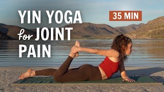 Yin Yoga For Arthritis amp Joint Stiffness  Slow Stretches To Relieve Hip amp Knee Pain [upl. by Mireille]