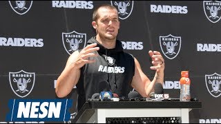 Derek Carr Signs FiveYear Contract Extension With The Raiders [upl. by Lockwood569]