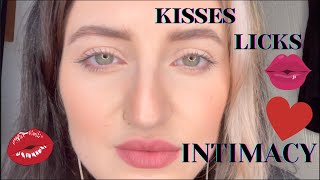 ASMR KISSING AND LICKING ONLY  Making Out  Minimal Talking  Intimacy  Girlfriend RolePlay [upl. by Anidene810]