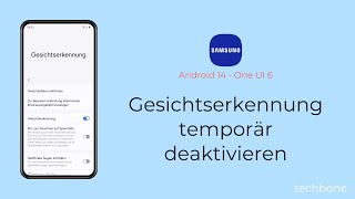 Entsperren per Gesichtserkennung temporär deaktivieren  Samsung Android 14  One UI 6 [upl. by Ynnavoig]