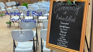 Amber and Rod  Wedding Ceremony [upl. by Ytineres]