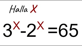 ECUACIÓN EXPONENCIAL CÓMO RESOLVERLA Álgebra Básica [upl. by Malamud495]