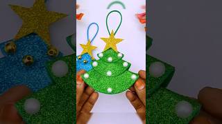 Christmas Crafts Idea🌲Handmade Christmas Tree❄️ DIY Xmas Ornaments craft christmas [upl. by Foss115]