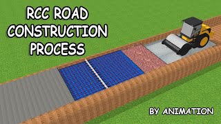 RCC Road Construction Process  Step by Step [upl. by Iva]