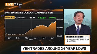 Current Weak Yen Not Good for Japan’s Economy Nakao [upl. by Grantham]