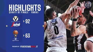 Virtus Segafredo Bologna – Bertram Derthona Tortona  Quarti di finale  Gara5 [upl. by Uyerta]