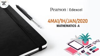 4MA11H  Edexcel International GCSE Mathematics A  2020 JANUARY  MathsTV  Science And Math [upl. by Supat]