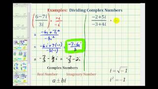 Ex Dividing Complex Numbers [upl. by Odey606]