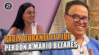 Paola Durante le PIDE PERDÓN a Mario Bezares en La Casa de los Famosos México Reportaje [upl. by Nairot892]