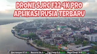 🔴 BELAJAR TERBANG SINEMATIK DENGAN DRONE SJRC F22 4K PRO DENGAN APLIKASI RUSIA TERBARU [upl. by Armilla]