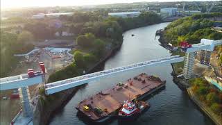 Sunderland Footbridge Final Section [upl. by Eelyrehc]