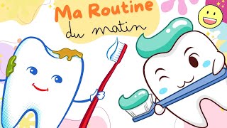 Ma Routine Chaque Matin I APPRENDRE AVEC MIMI [upl. by Eiznekcam]