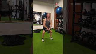 HIIT Total Body Workout  Kettlebell Swings into Upright Rows exercise [upl. by Lenoel]