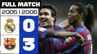 Real Madrid  FC Barcelona 03 20052006 PARTIDO COMPLETO [upl. by Tselec]