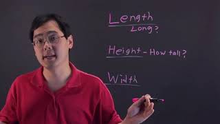 What Is Length Height amp Width [upl. by Jerz517]