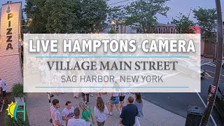 Hamptonscom  LIVE 4K Main Street Sag Harbor Village New York [upl. by Aliwt]