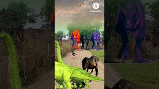 Big dinosaur trex chase part161youtubeshorts dinosaur trex jurassicworld dinosarfight shorts [upl. by Etyam63]