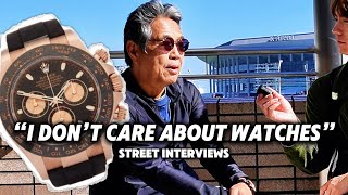 Asking what watches Japanese people are wearing [upl. by Hunsinger]